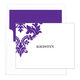 Damask Scroll Folded Note Cards Image 8 of 14